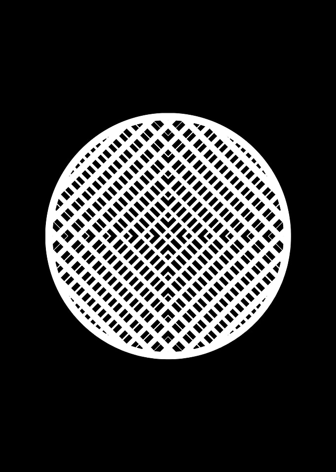 Black Sacred Geometry Rune