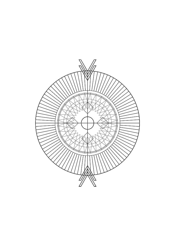 Minimalist Geometric Glyph