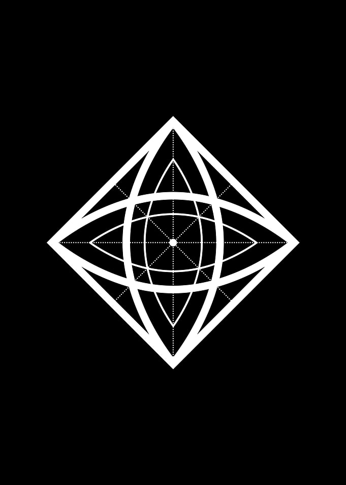 Black Glyph Mandala Rune
