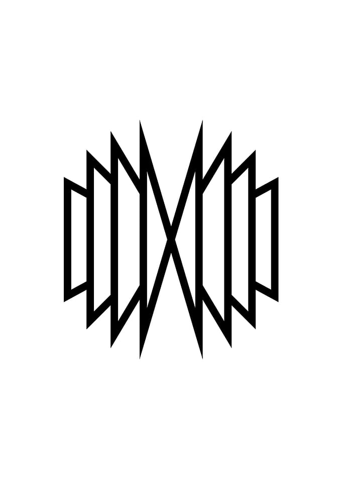 White Glyph Mandala Rune