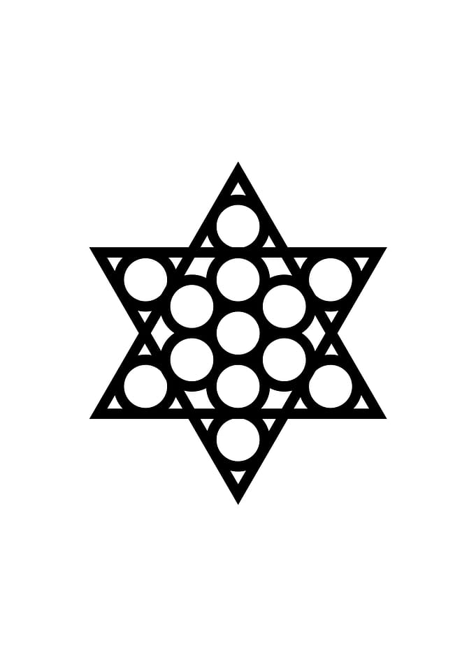 Black and White Glyph Rune
