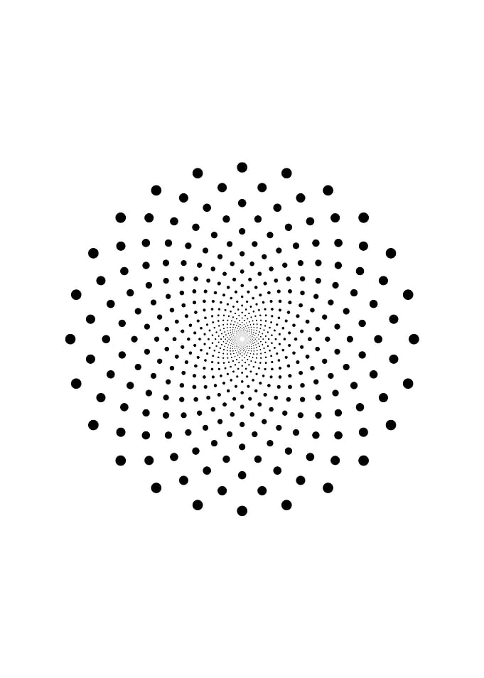 White Sacred Geometry Seal