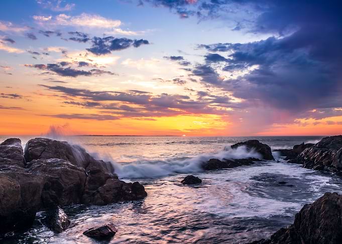 Sunset over Cape Town
