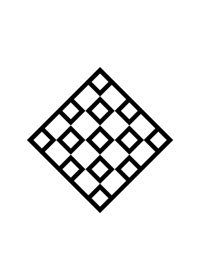 Black Sacred Geometry Rune