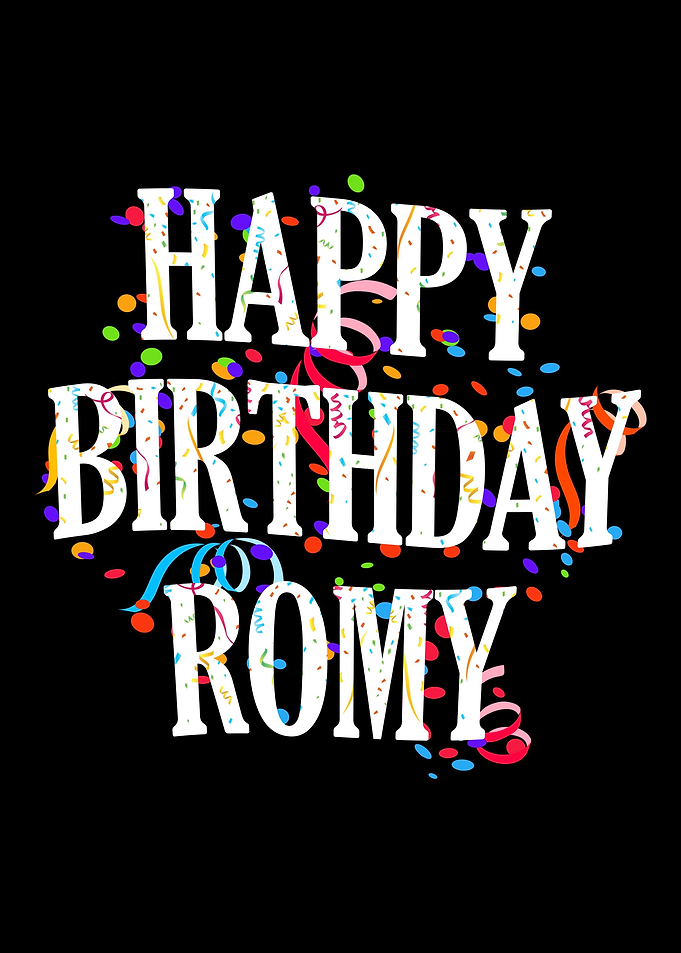Happy Birthday Romy