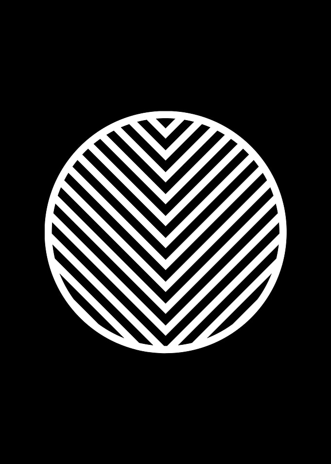Black and White Glyph Rune
