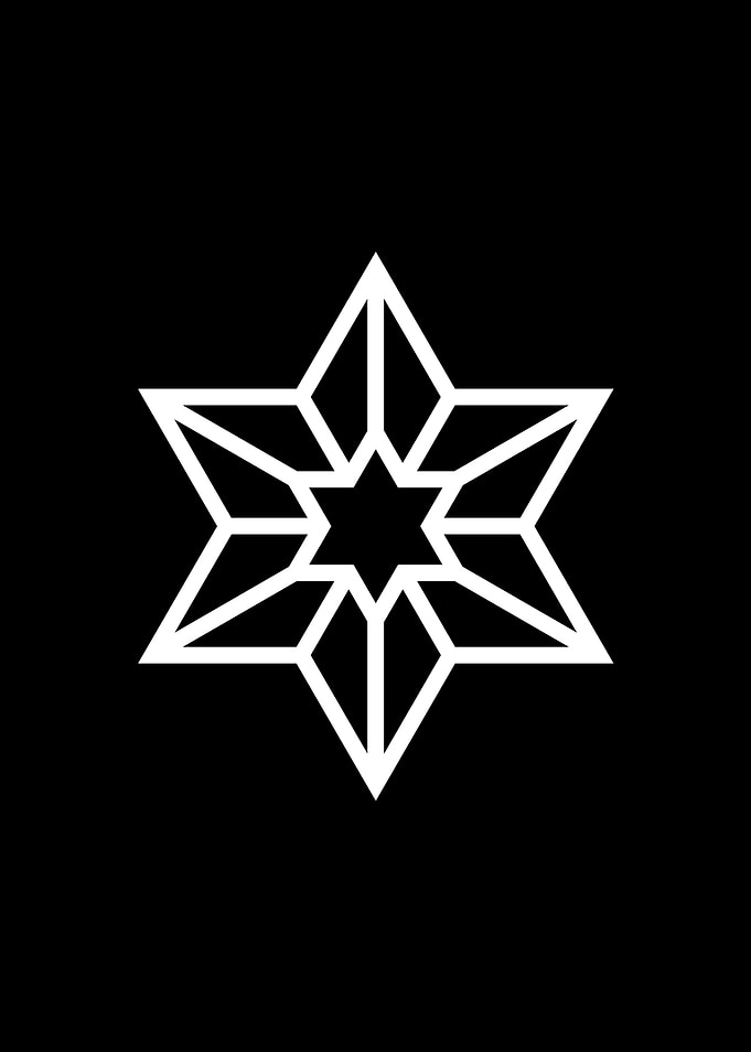 Black Glyph Mandala Rune