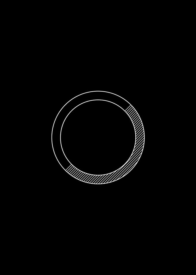Black and White Glyph Rune