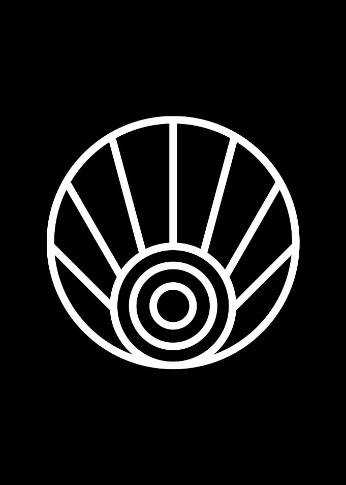 Black and White Glyph Rune