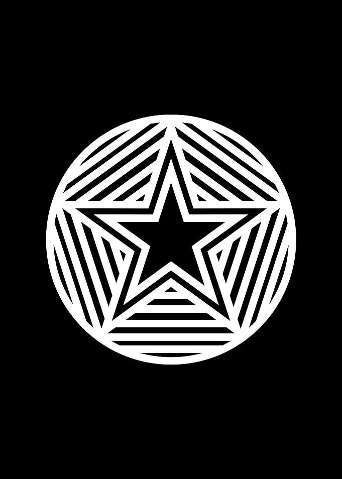Black and White Geometric