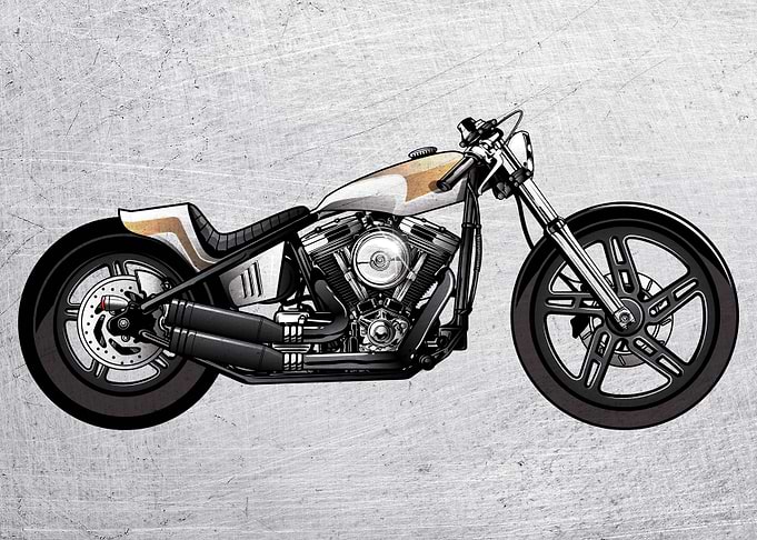 Motorbike Wall Poster 63