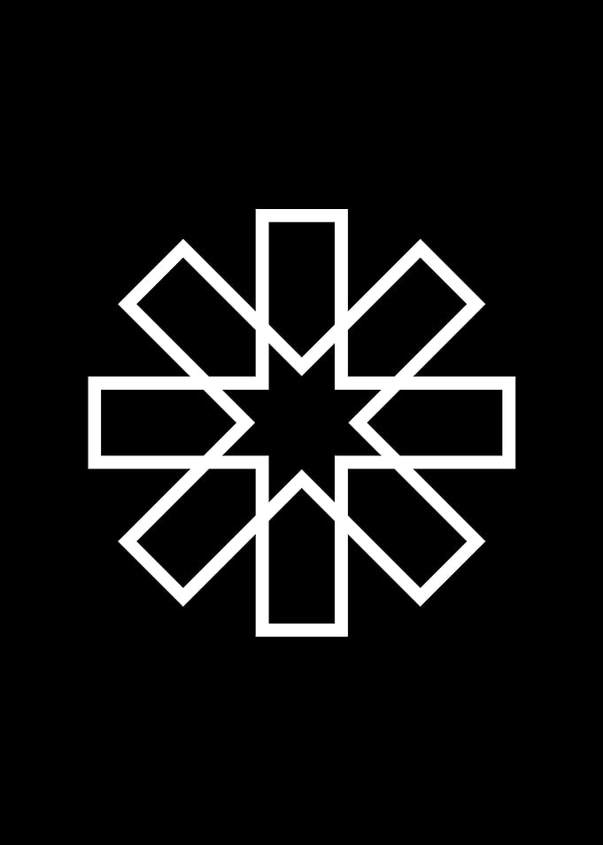 Black Sacred Geometry Rune