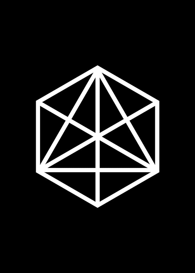 White Sacred Geometry Seal