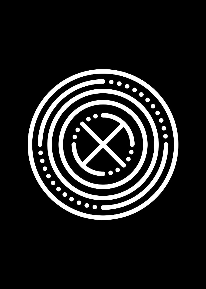 Black Glyph Mandala Rune