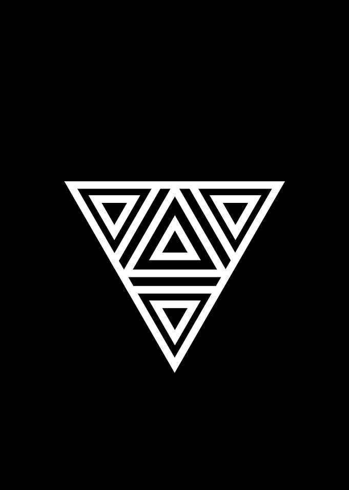 White Sacred Geometry Seal