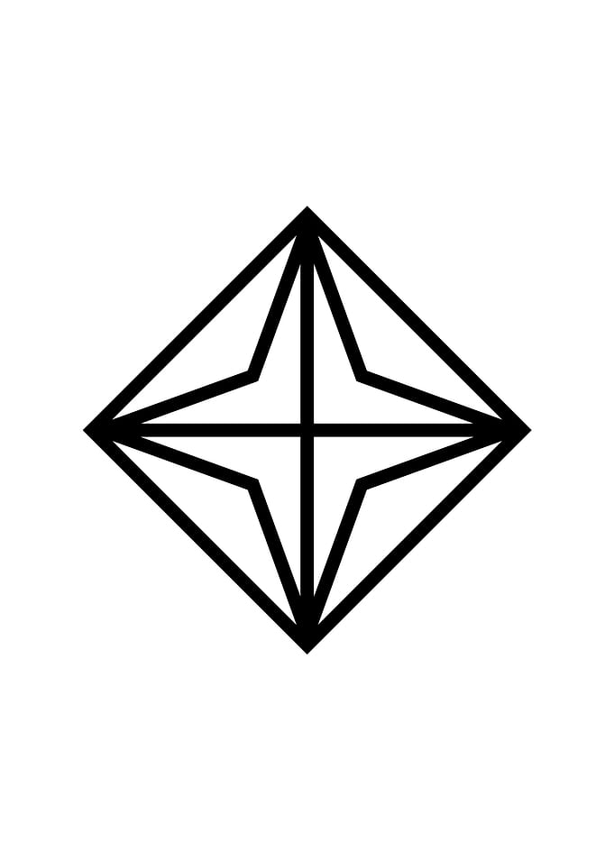 White Sacred Geometry Seal