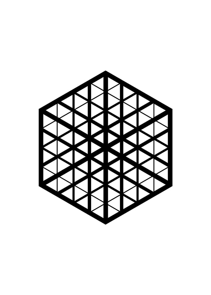 White Glyph Mandala Rune