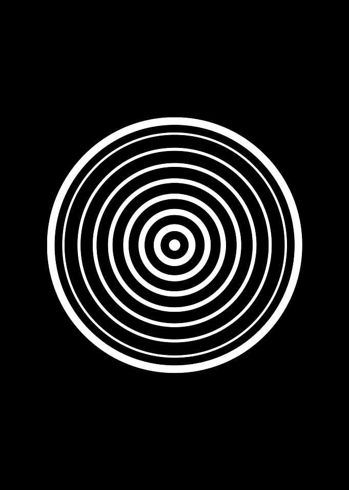 Black Geometric Glyph Rune