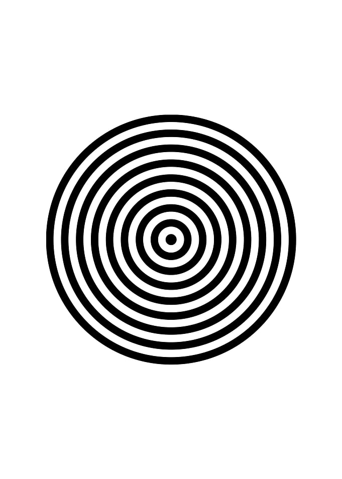 Black Glyph Mandala Rune
