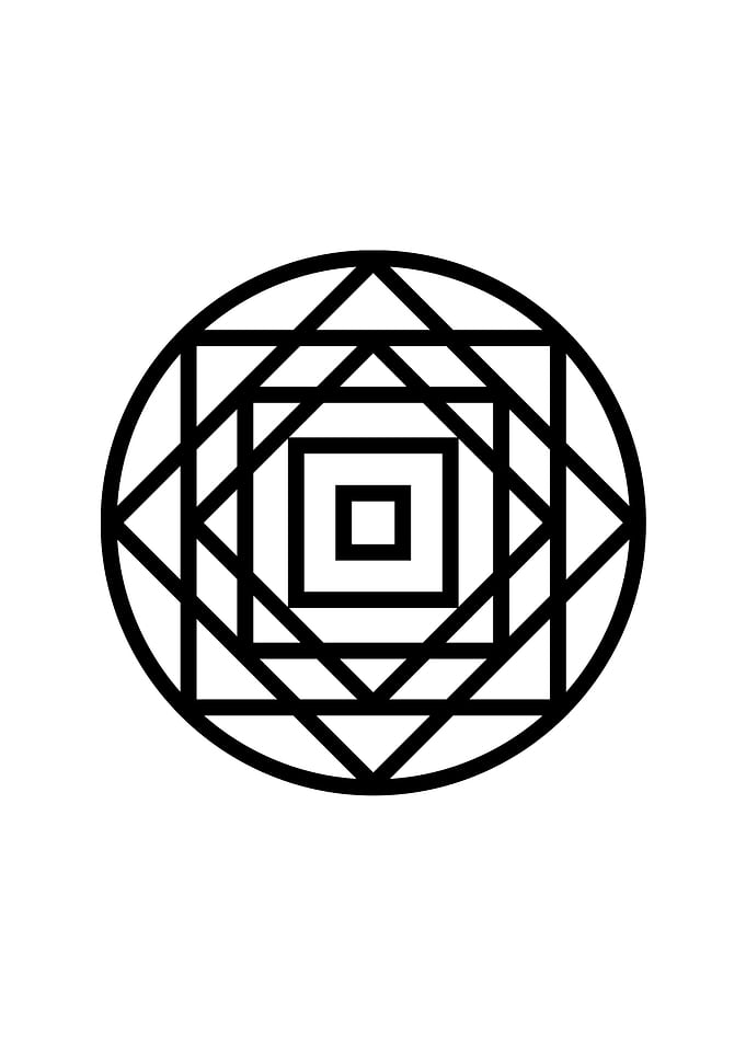 Black and White Geometric