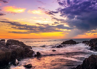 Sunset over Cape Town