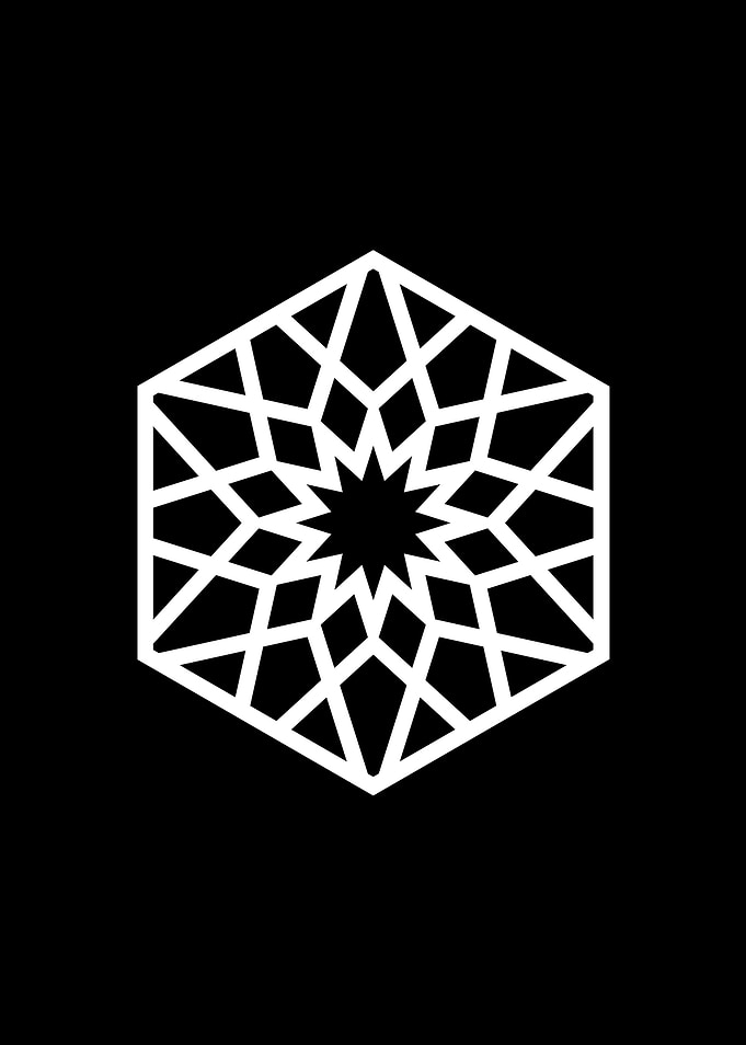 White Sacred Geometry Seal