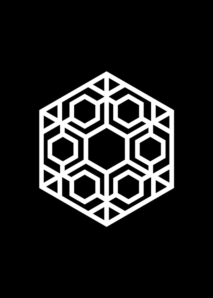 White Sacred Geometry Seal