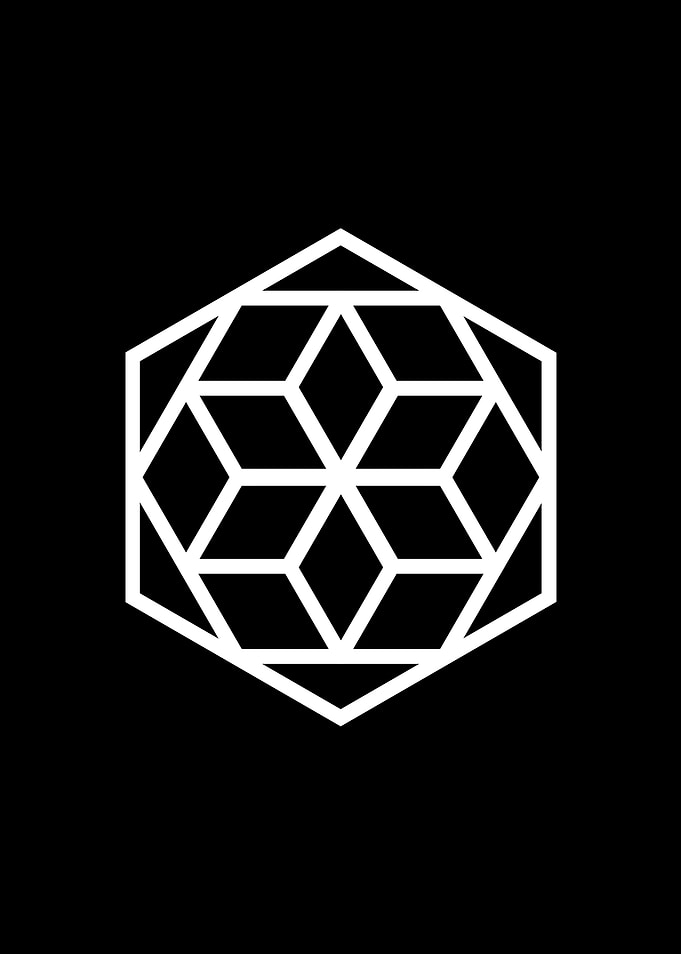 Black Sacred Geometry Rune