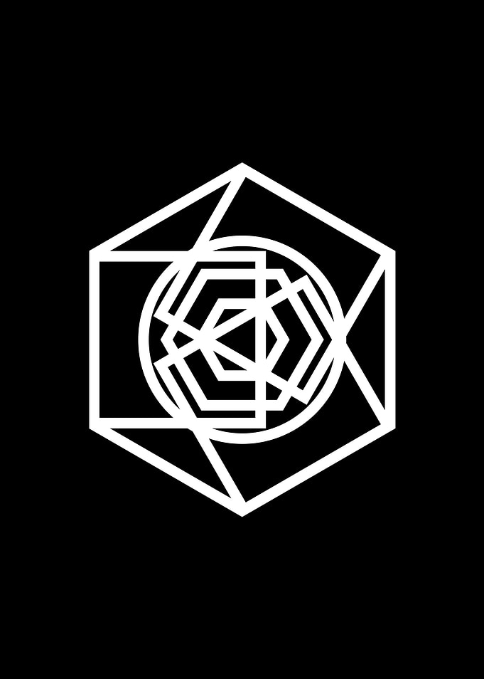 Black Sacred Geometry Rune