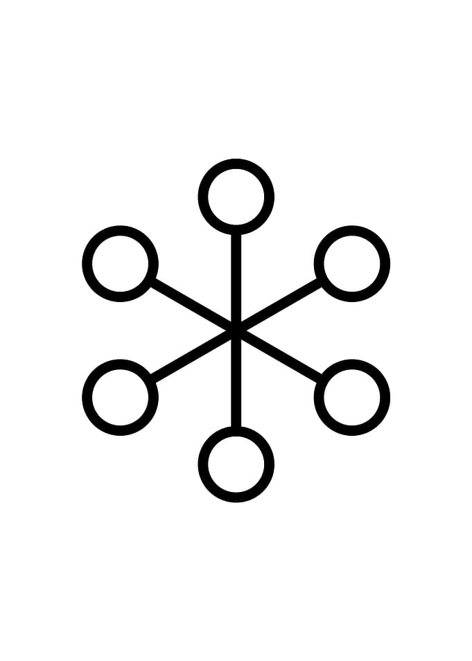 Black Glyph Mandala Rune