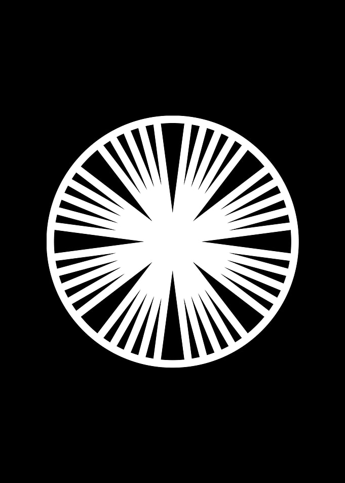 Black Glyph Mandala Rune