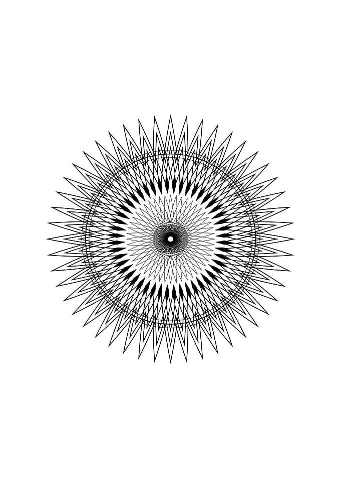 Black and White Geometric