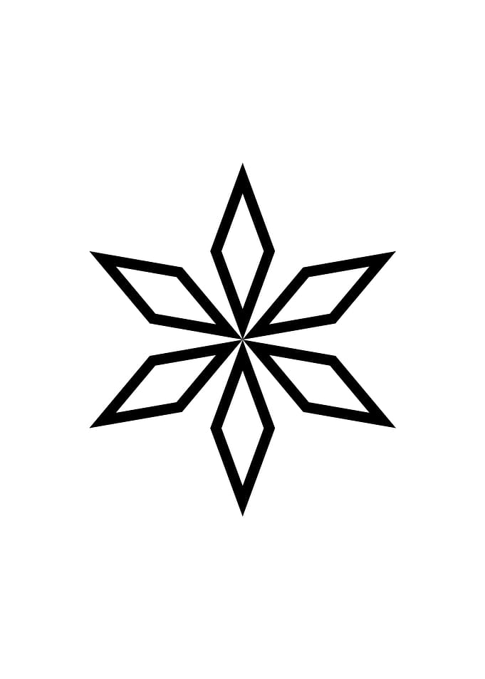 White Sacred Geometry Seal