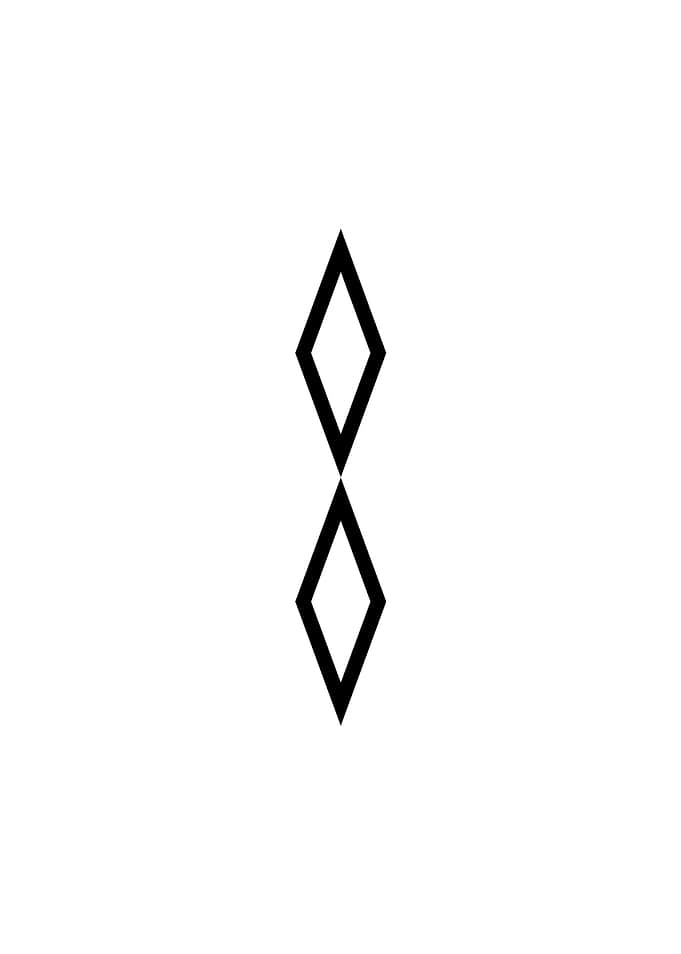 Black Glyph Mandala Rune