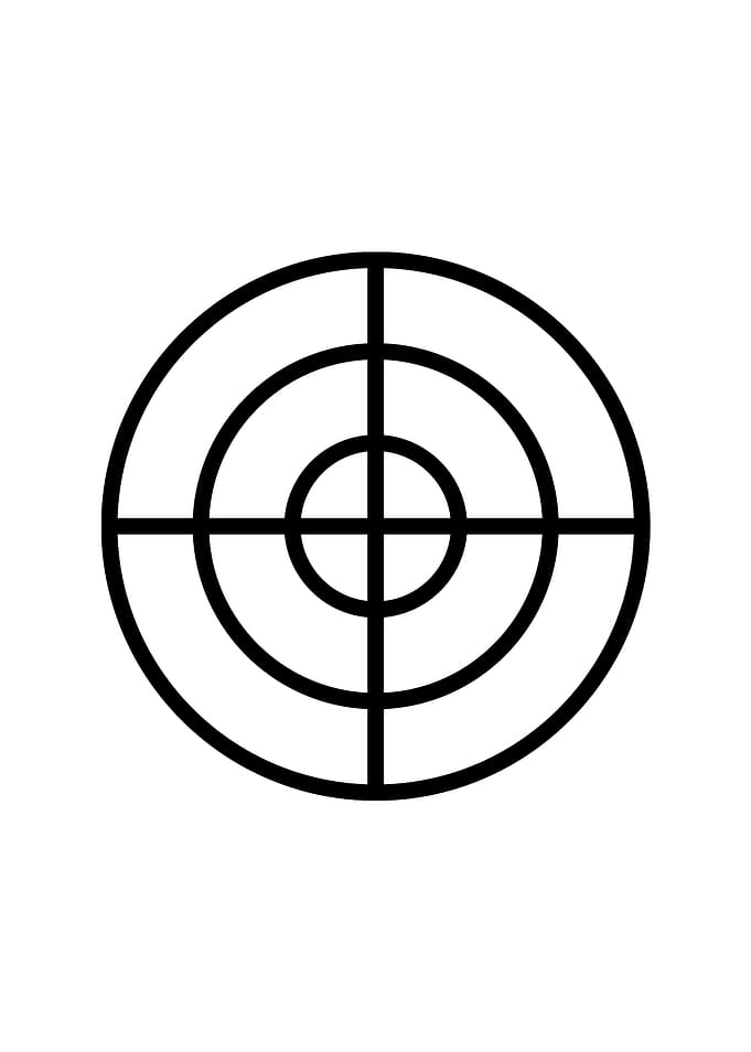 Black and White Glyph Rune