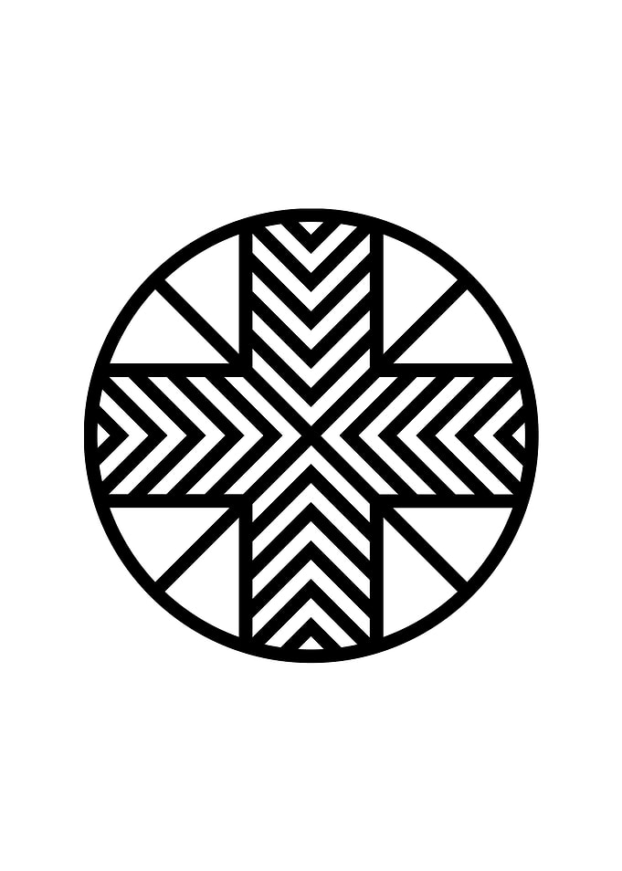Black and White Geometric