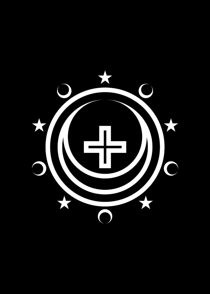White Glyph Mandala Rune