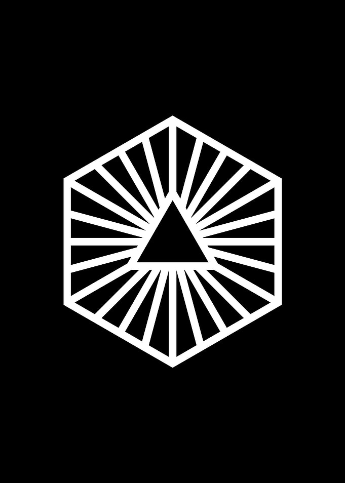 Black Sacred Geometry Rune