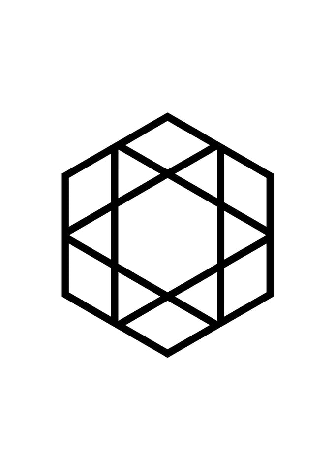Black Sacred Geometry Rune
