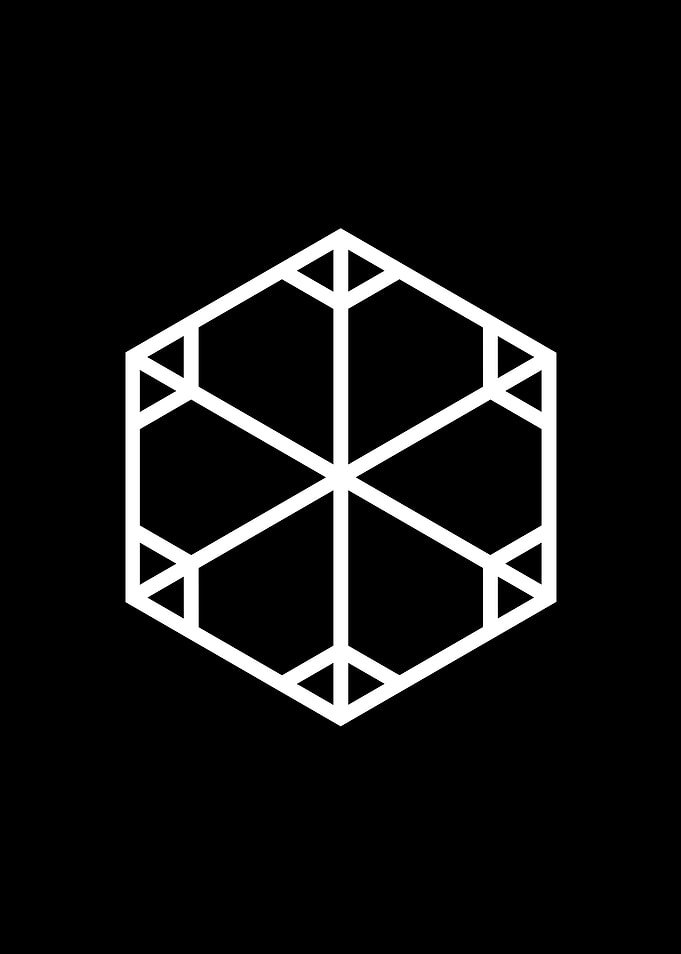 Black Sacred Geometry Rune
