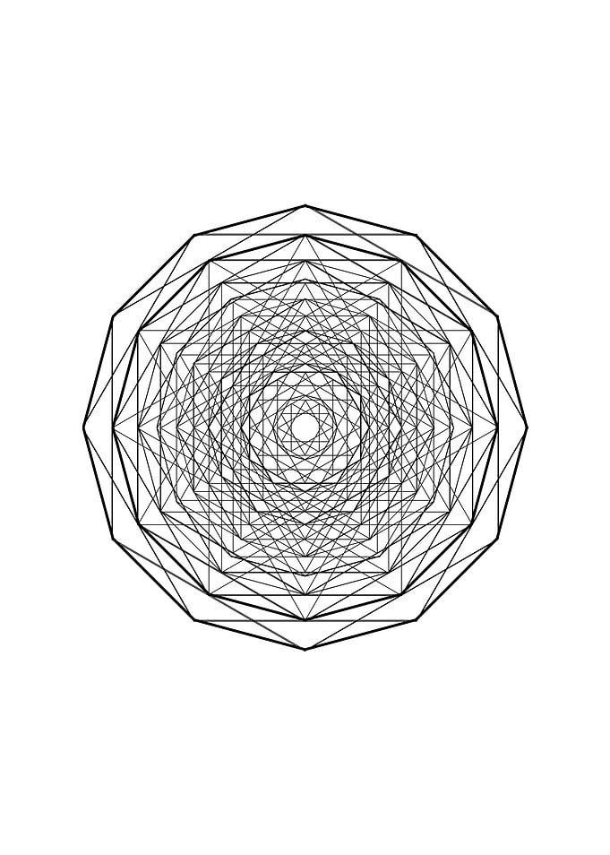 Minimalist Geometric Glyph