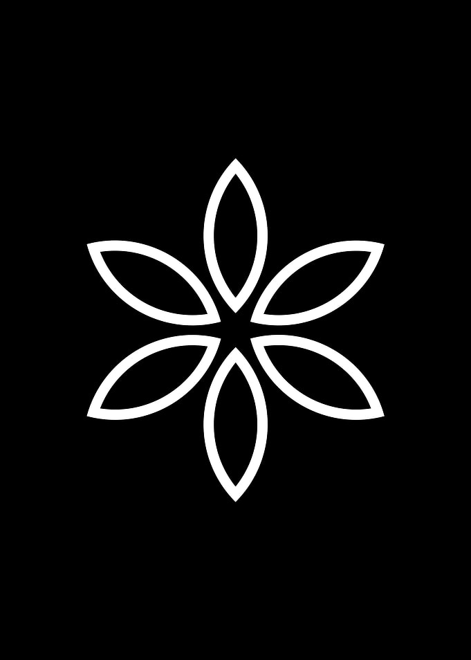 White Glyph Mandala Rune