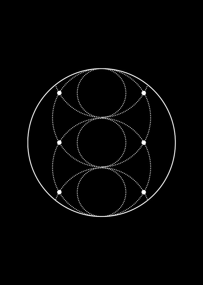 Black Glyph Mandala Rune