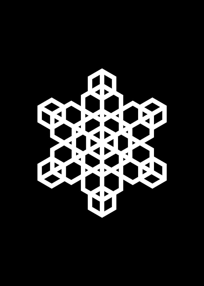 Black Glyph Mandala Rune