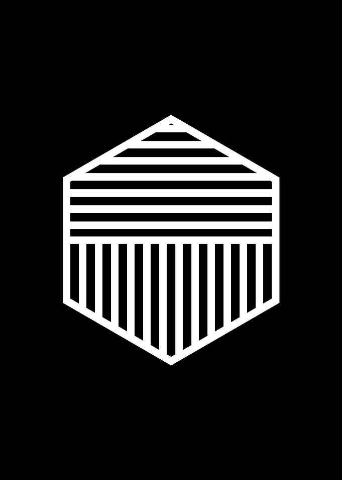 Black Geometric Glyph Rune
