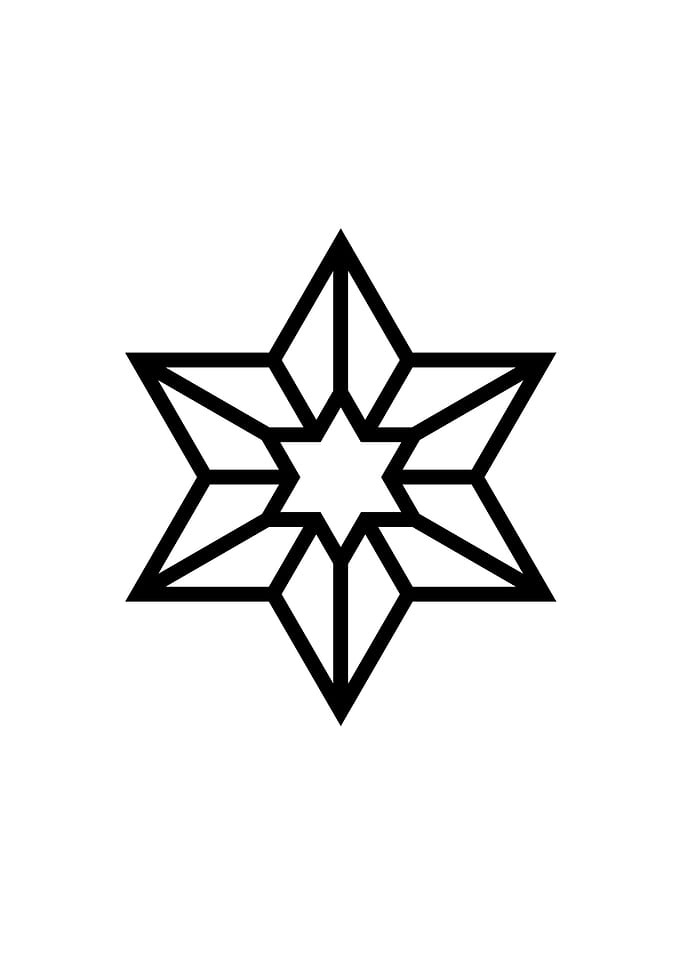 Black Glyph Mandala Rune