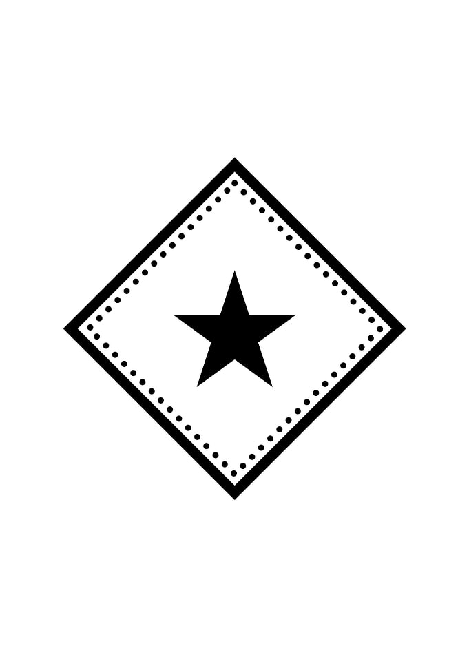 White Sacred Geometry Seal