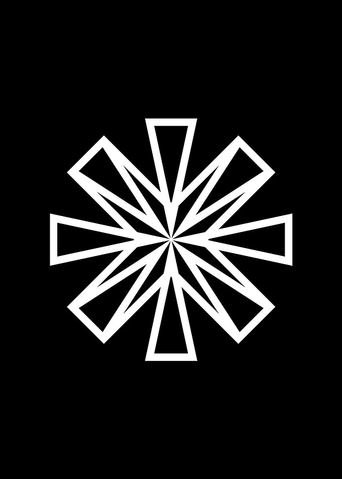 Black Sacred Geometry Rune
