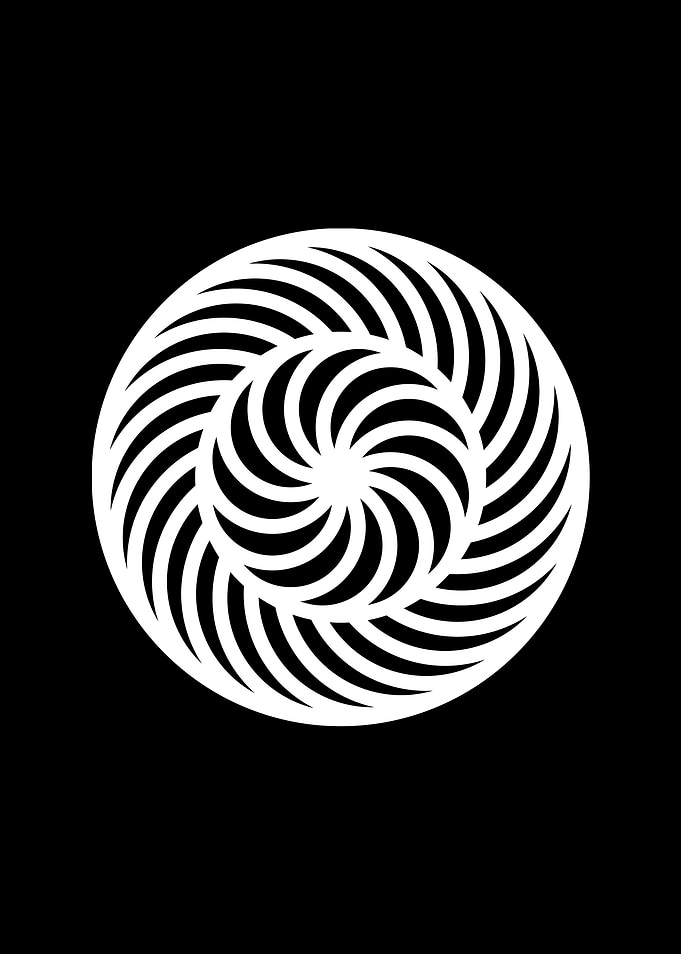 Black and White Glyph Rune