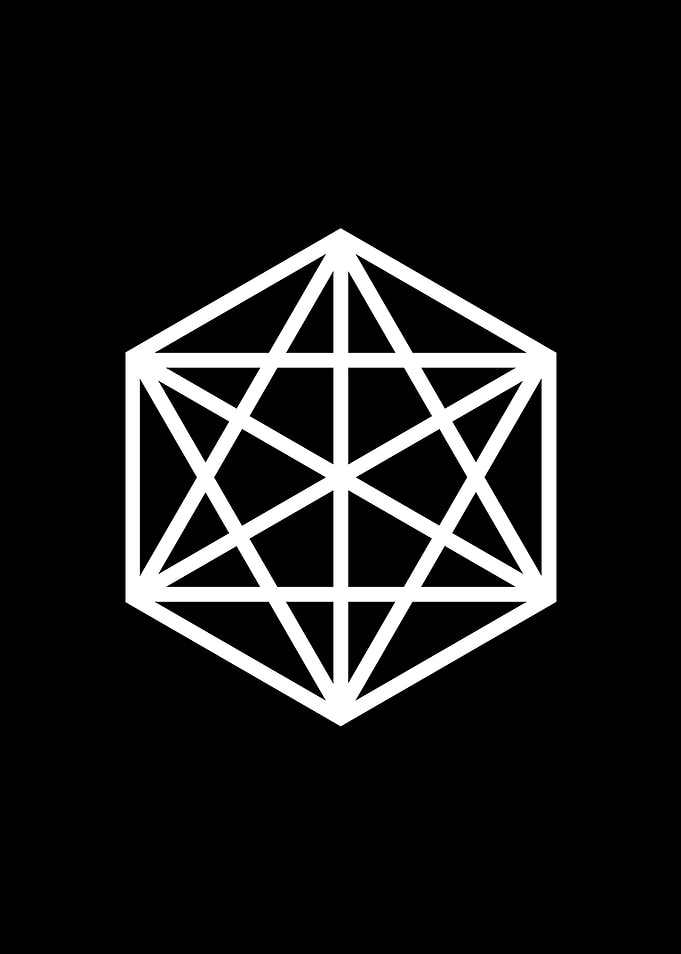 White Sacred Geometry Seal